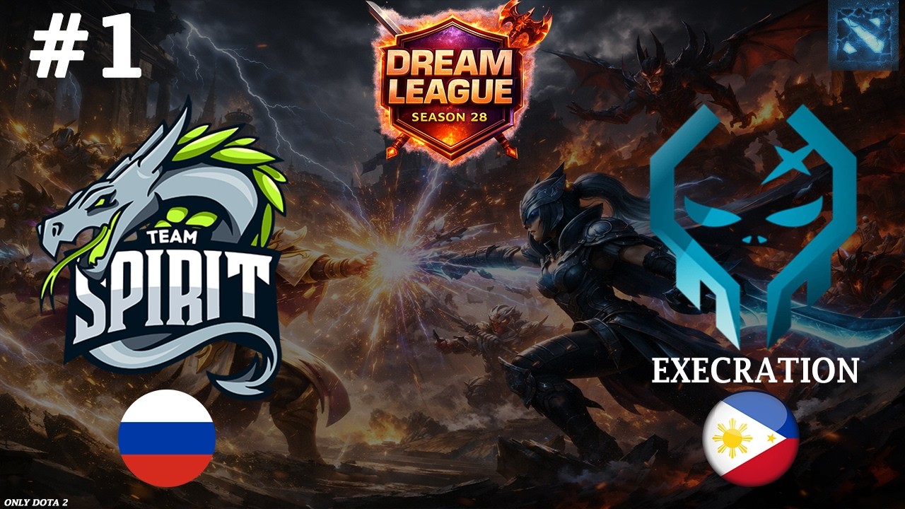 СПИРИТАМ НУЖНО ТОЛЬКО ПОБЕЖДАТЬ, БЕЗ ЛУЗОВ! | Spirit vs Execration #1 (BO2) DL S28