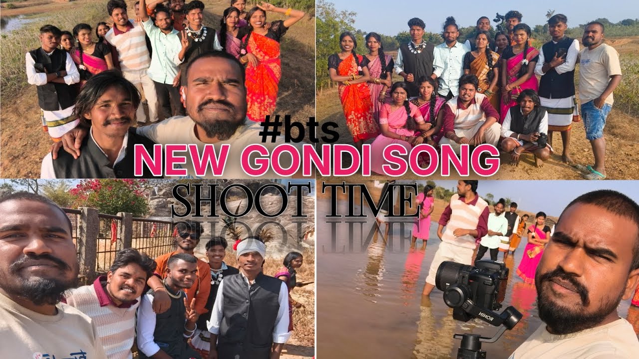  New gondi Song Shoot #bts - बड़े डोंगर ता पेकि।। Viny_pr3sents 
