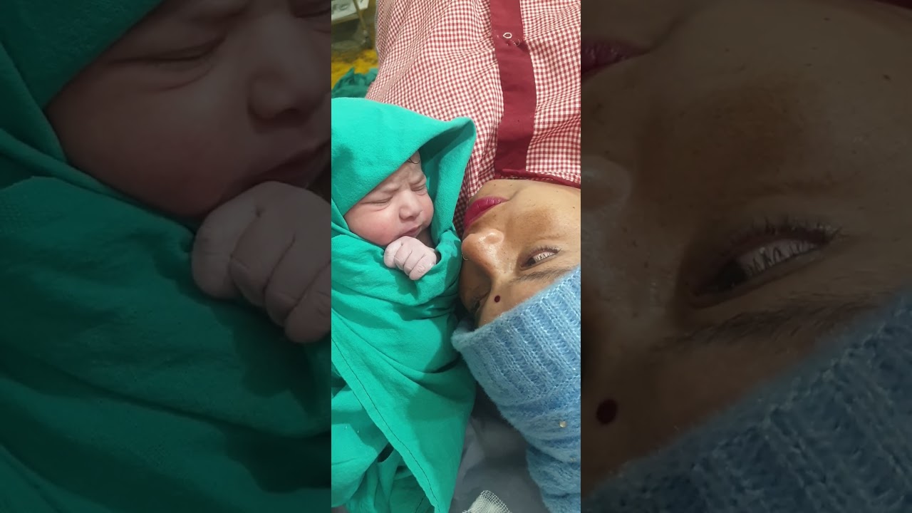 Newborn baby loves mother @ aradhna Verma nursing work