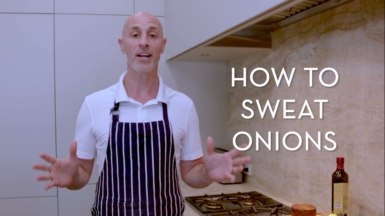 How to sweat onions and vegetables