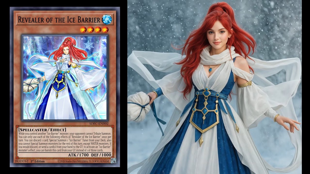 Yugioh monsters - Ice barrier - AI Generated 2