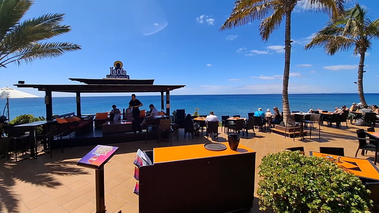 LA OLA CAFE  PUERTO DEL CARMEN LANZAROTE SPAIN ☀️ 🌴 🇮🇨 🇪🇸