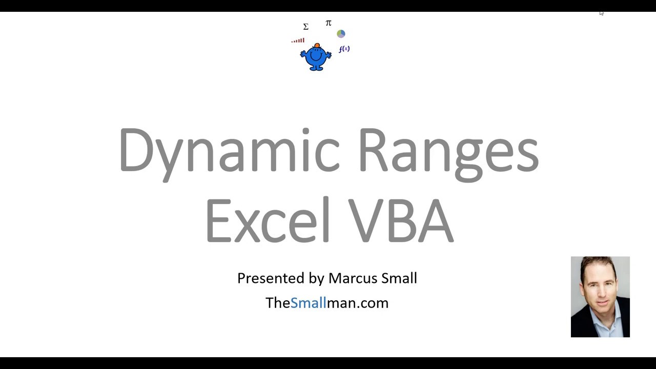 Dynamic Ranges with VBA
