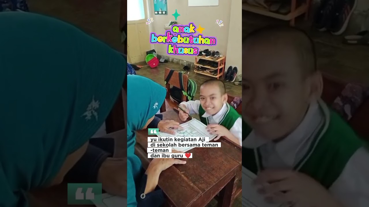 #calonpenghunisurga #anakberkebutuhankhusus #kesehariansekolah #vidiovirall #inpirasikehidupan 