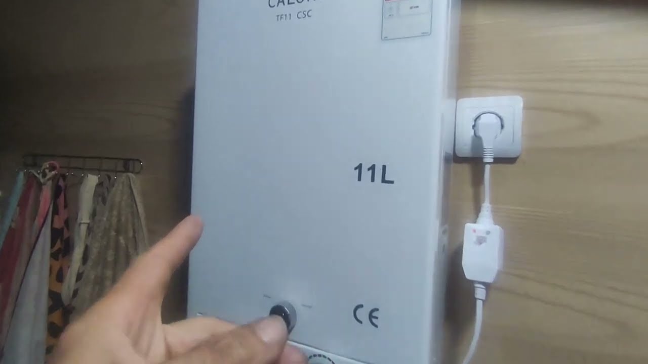Cum funcționează odată instalat instantul de apă caldă Calore TF11 CSC.