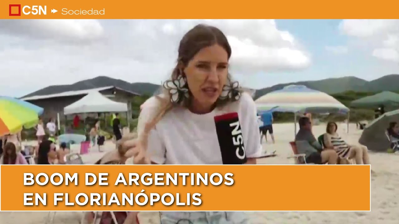 ESTALLÓ el VERANO en BRASIL: BOOM de ARGENTINOS en FLORIANÓPOLIS