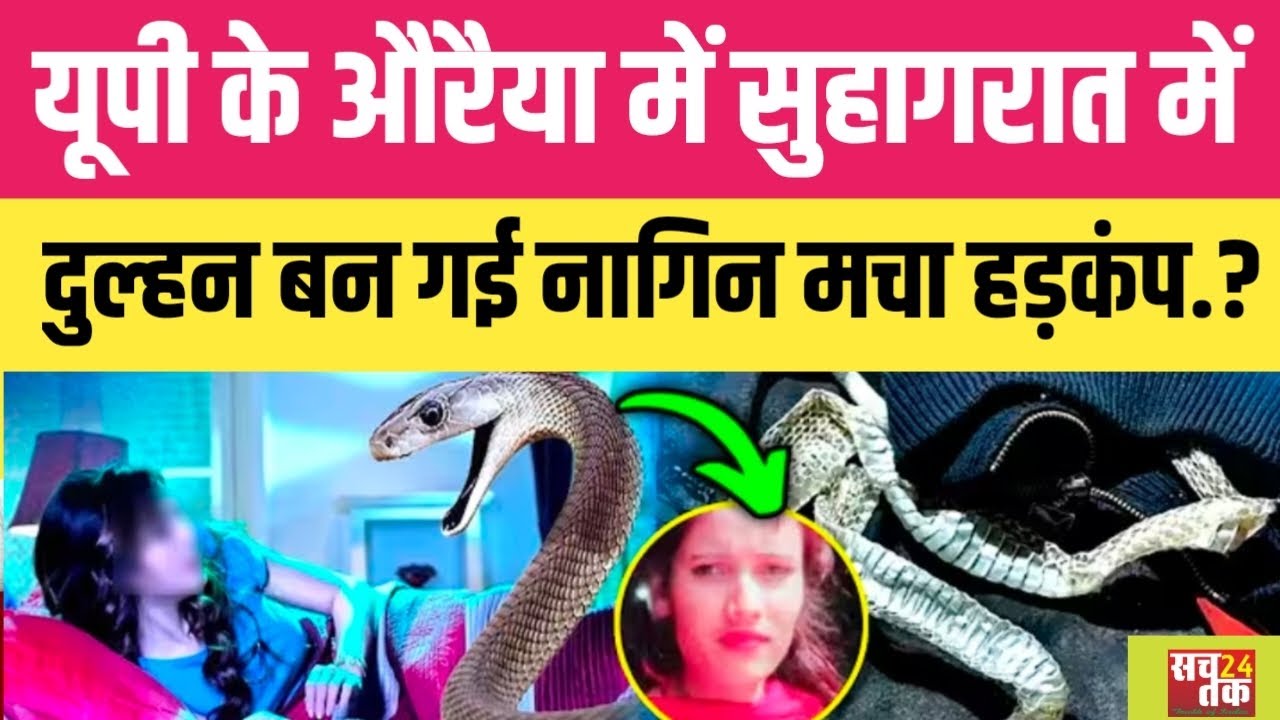Uttar Pradesh के औरैया में सु*हागरात के दिन दुल्हन बन गई नागिन मचा हड़कंप जानिए सच्चाई.? सुनकर आप..