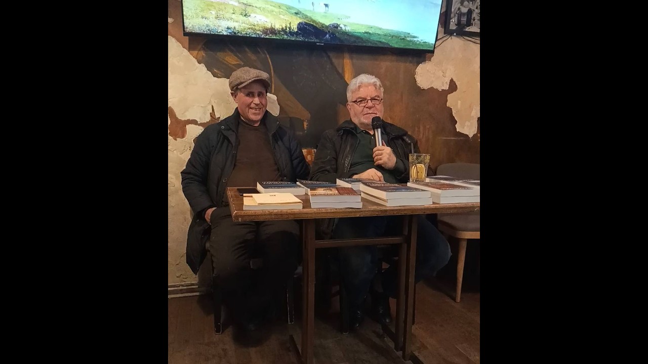 Denis Chetti invité de l'écrivain Youcef Zirem au café littéraire parisien de l'Impondérable