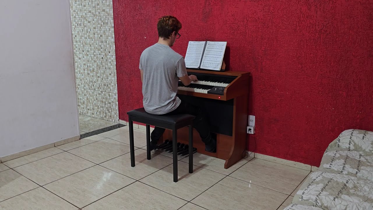 Hinário 5 - Prelúdio Meia-Hora - Hino 116 - Amo ao Senhor - Órgão Tokai T1 Spinet