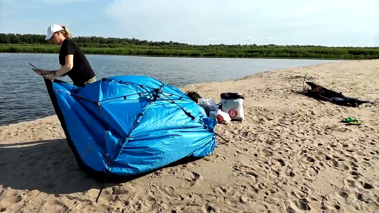 Рыбалка на Оби с женой!!