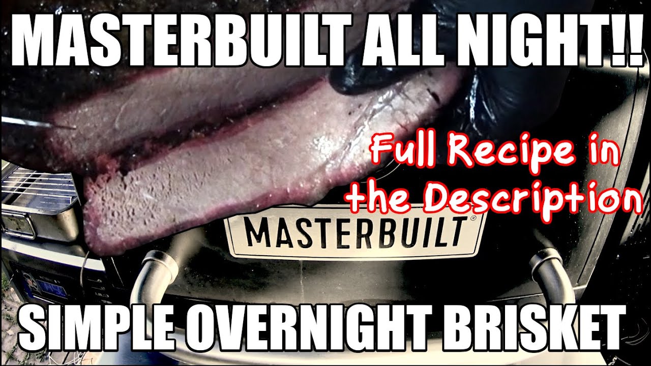 Easy Smoked Brisket | Masterbuilt Gravity Series