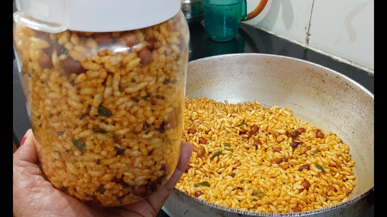 Bajar Jaisa murmura ka namkin homemade mungfali Aur murmura Ka Namkeen