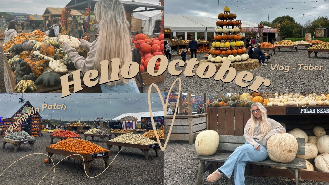 Hello VLOG-Tober🧡 pumpkin picking! Start off Autumn x