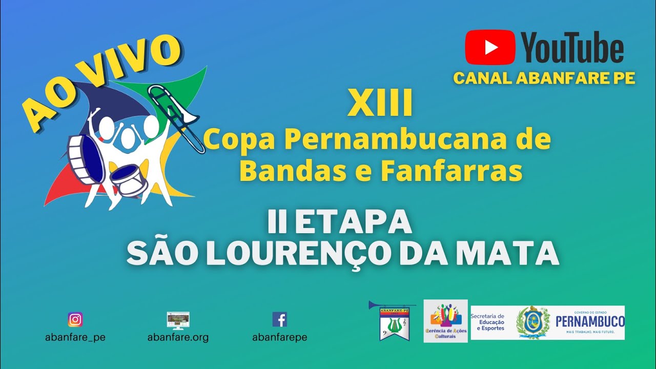 II Etapa da XIII Copa Pernambucana de Bandas e Fanfarras