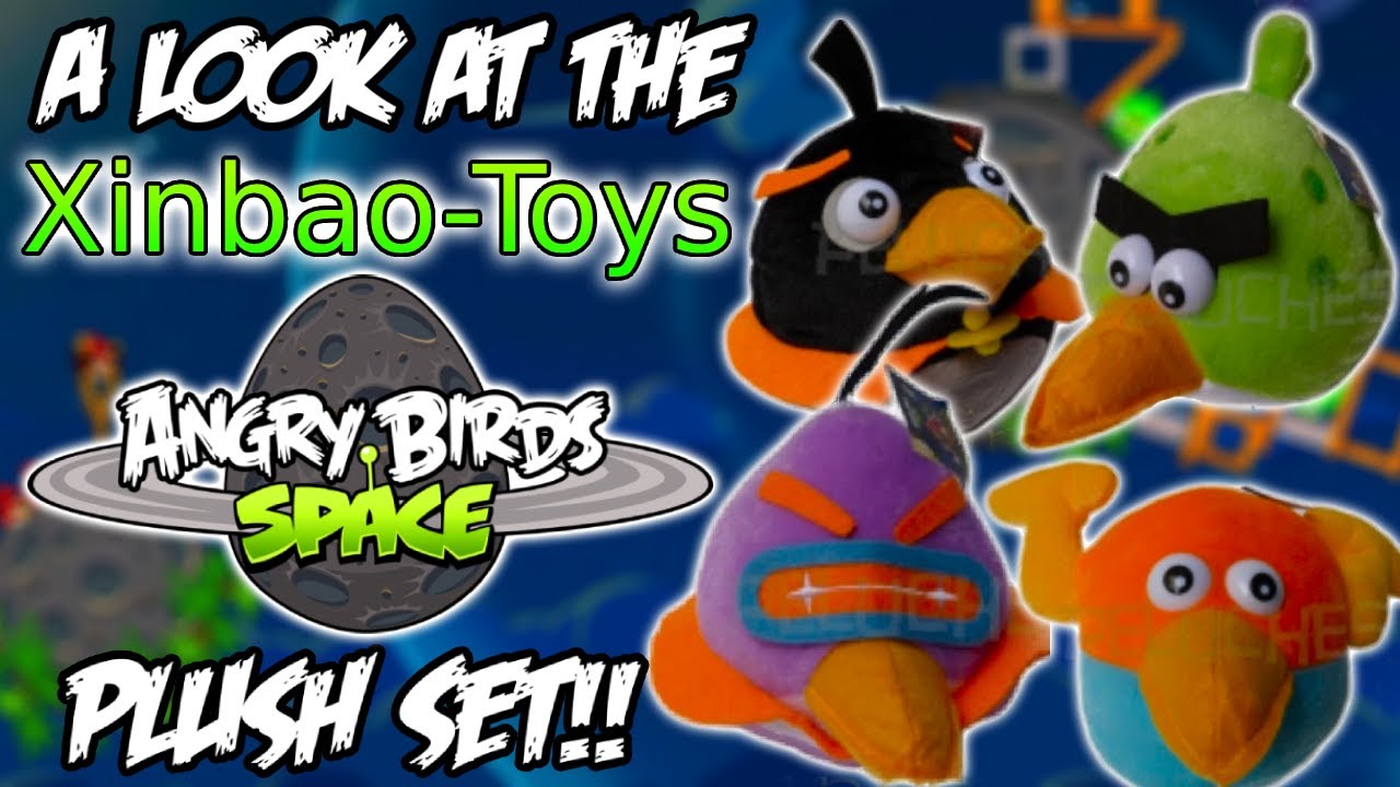 A Look At The Xinbao Toys Angry Birds Space Plush Set!!