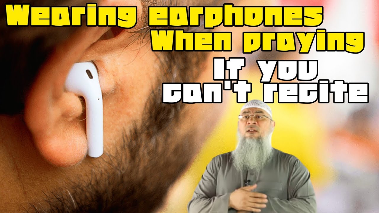 New revert who can't say ( Fatiha) put headphones in prayer to recite after reciter? assim al hakeem