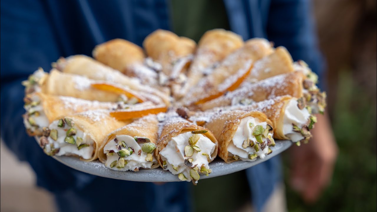 Chandeleur ! Testez ces crepes façon Cannoli siciliens aux pistaches ... un régal !