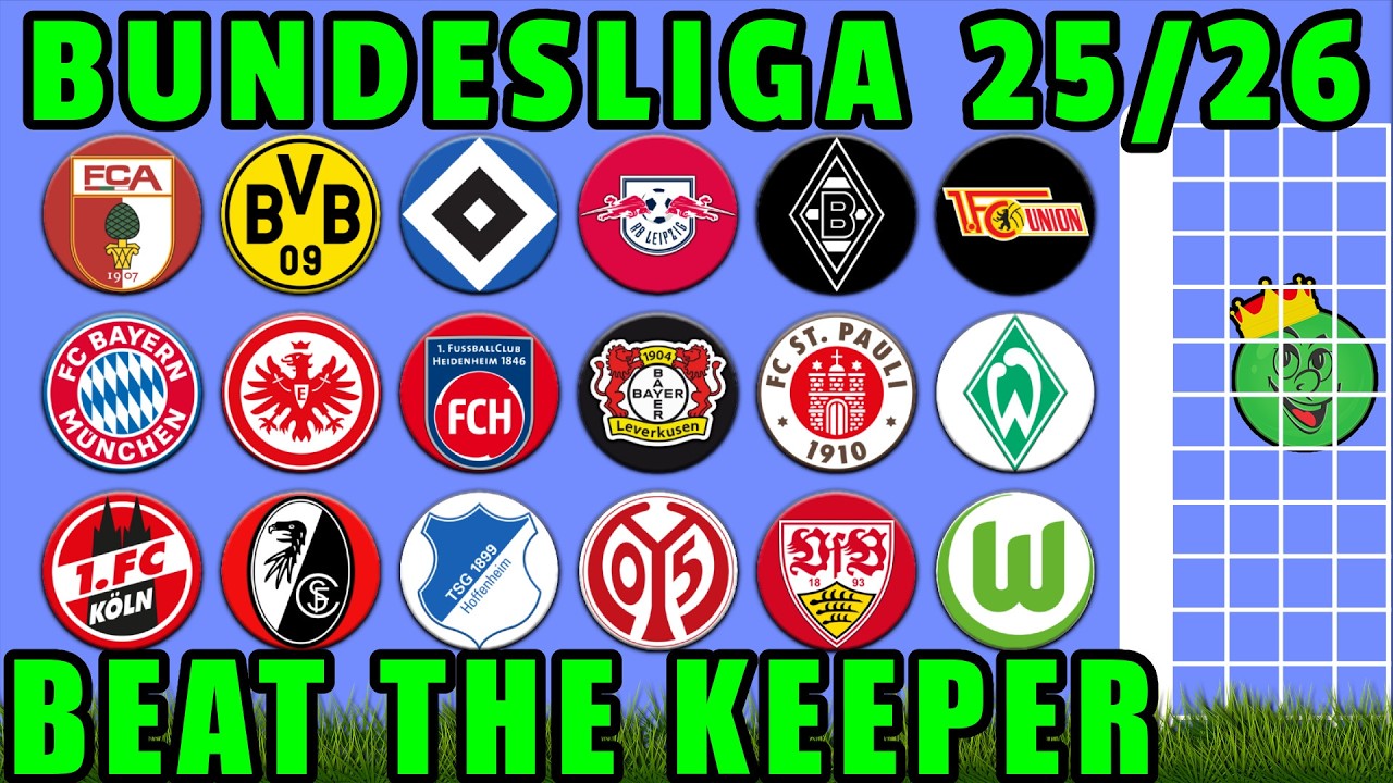 Bundesliga 2025/26 - Beat The Keeper Marble Race
