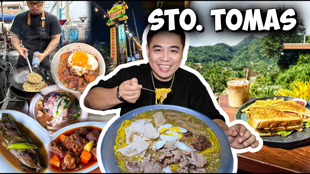 MUST-TRY BATANGAS Food at Filipino STREET FOOD Tour sa Sto. Tomas Batangas!