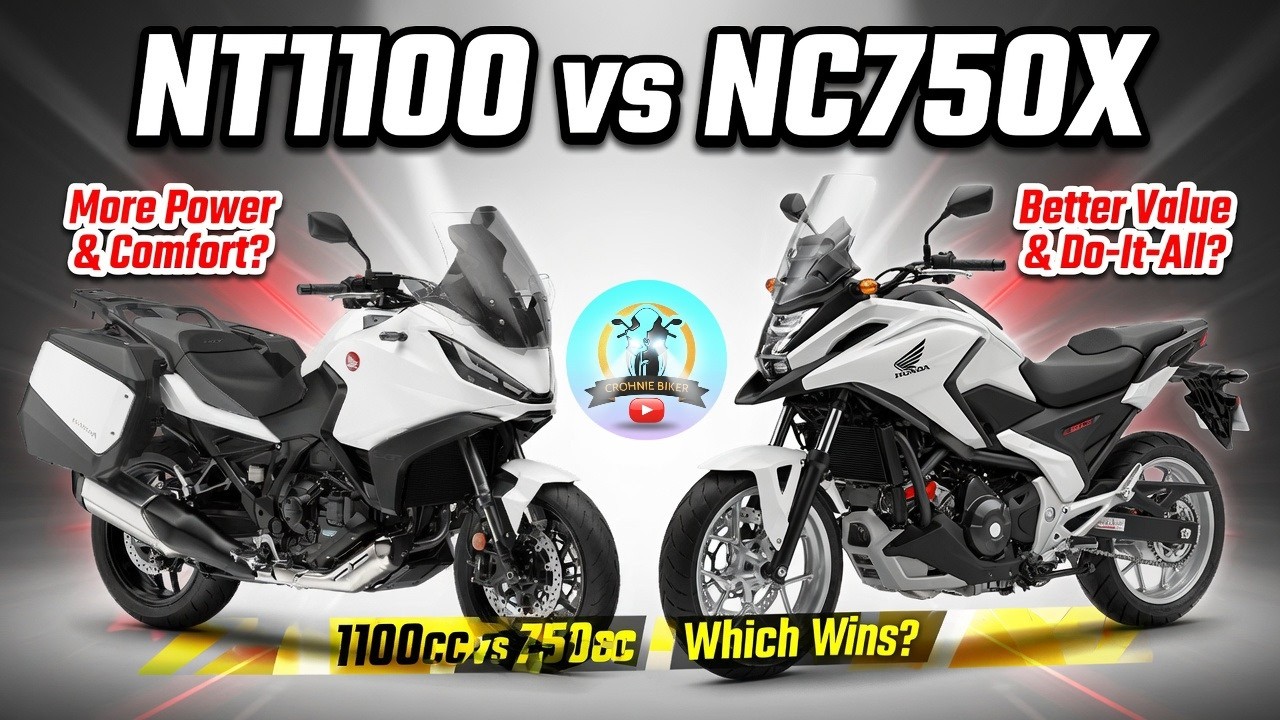 Honda NC750X - vs - NT1100   DCT