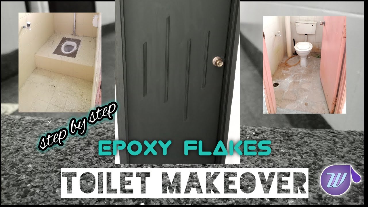 DIY EPOXY FLAKE FLOOR | Step by step