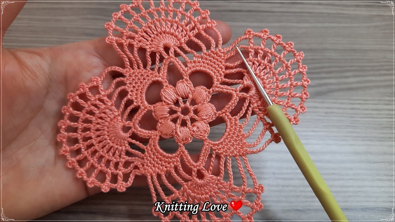 Awesome, Amazing, and Eye-Catching!Very Easy Beautiful Flower Crochet Pattern Tutorial for Beginners