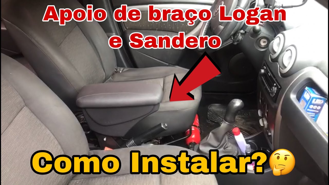 Instalando Apoio de Braço no Logan l Como instalar?