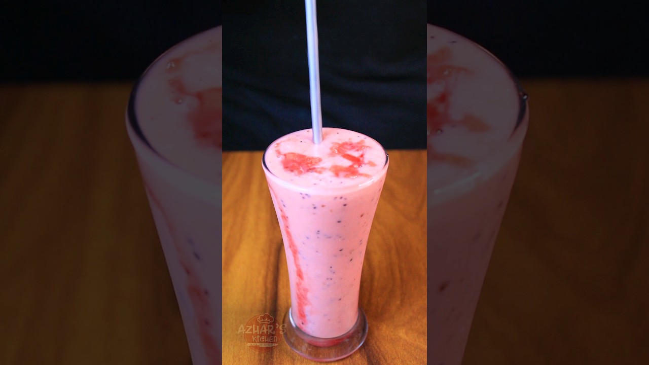 fresh watermelon Milkshake ASMR cooking #shorts #food #asmr #asmrvideo #cooking #asmrfood #milkshake