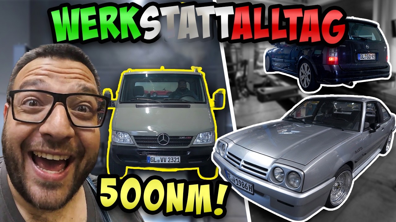 4x MANTA-KULT! | Sprinter mit DIESEL-POWER! | WERKSTATTALLTAG