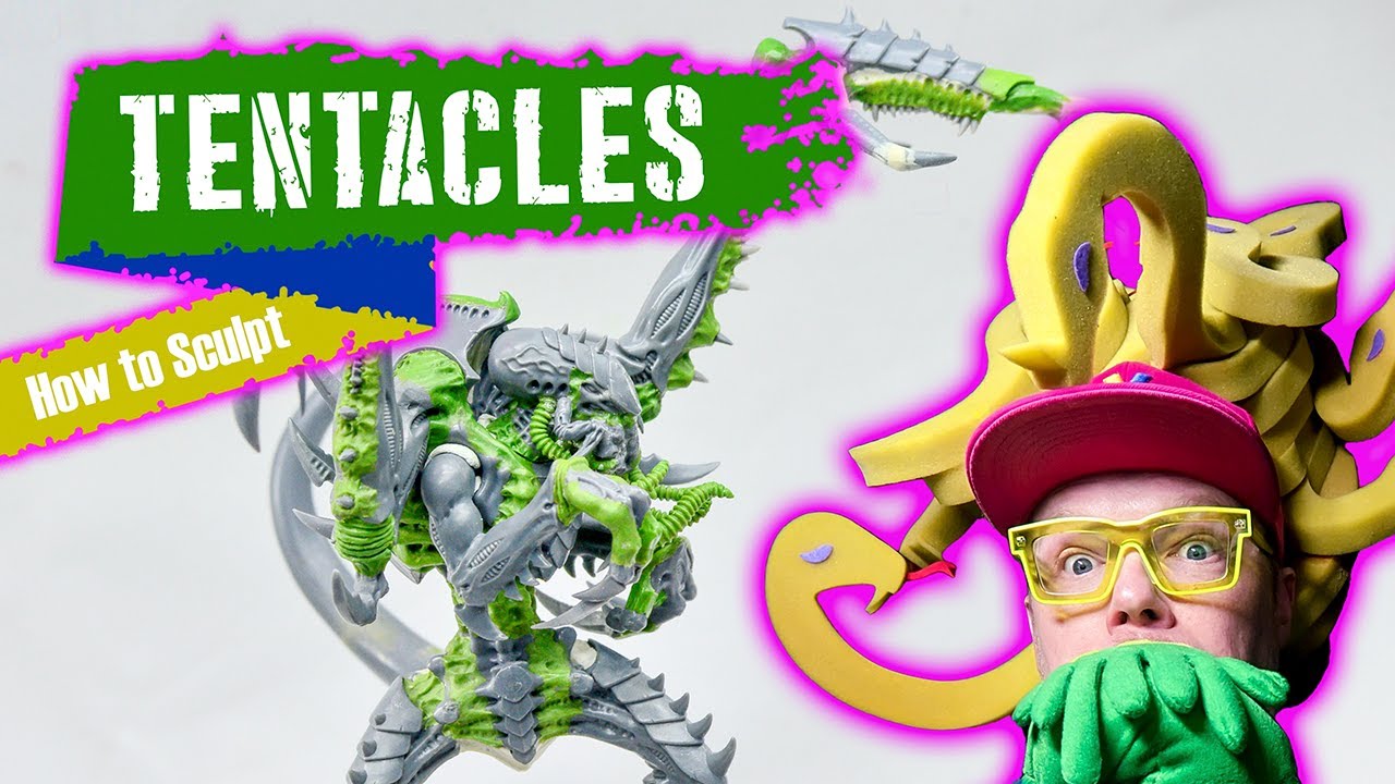 How to Make Greenstuff Tentacles (How to Sculpt Miniatures - Episode 14)