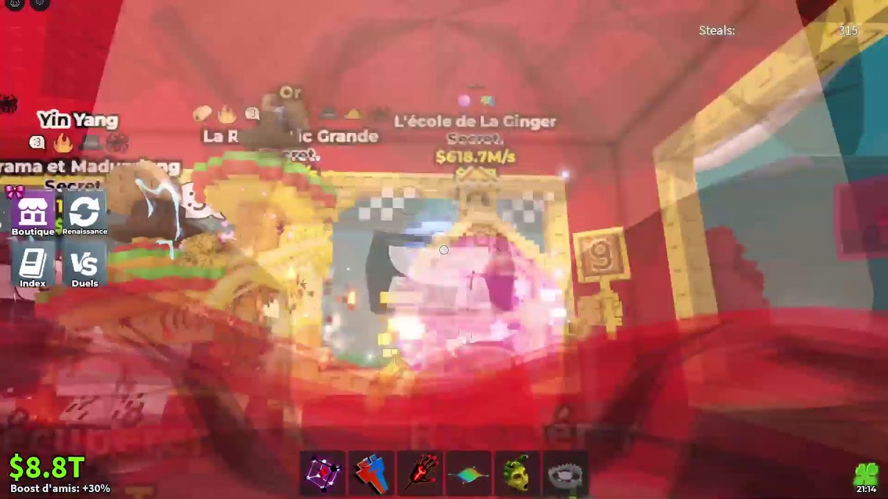 ADMIN ABUSE Saint valentin! ❤️ #roblox #stealabrainrot #brainrot #adminabuse #saintvalentinesday