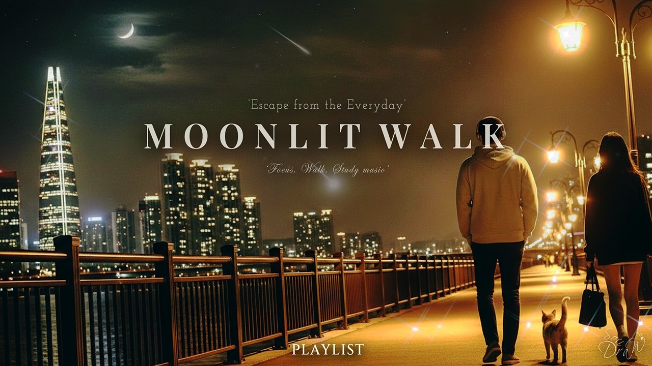 말없이 걷는 길, 달빛 아래 조용하게 산책하기 좋은 인디음악 EP03│Indie pop│산책·런닝·night walk 플리✨