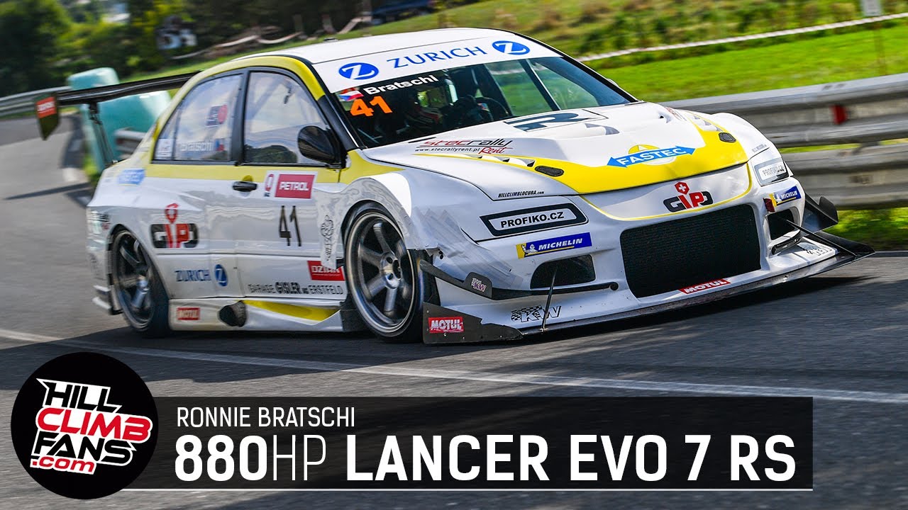 880hp Mitsubishi Lancer Evo 7 RS - Ronnie Bratschi || Hill Climb Ilirska 2024 ☆