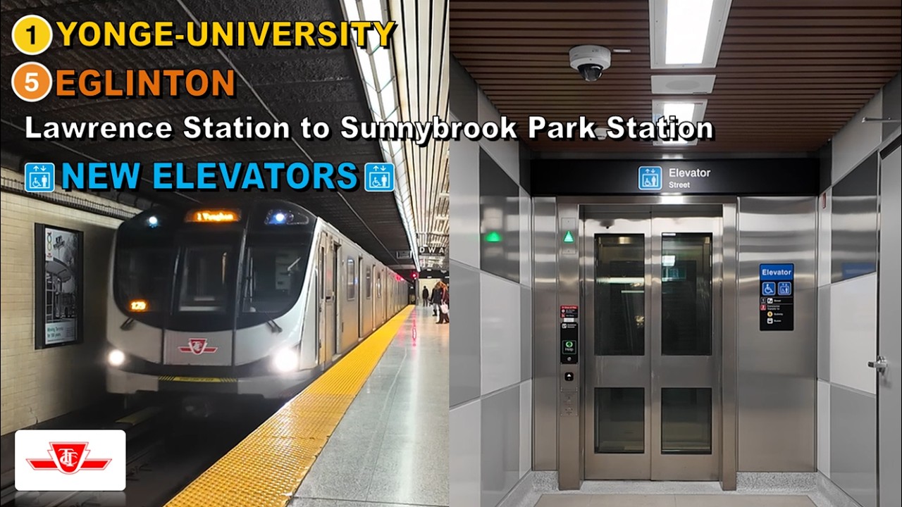 TTC POV Ride: Lawrence Station to Sunnybrook Park Station Via Eglinton Station