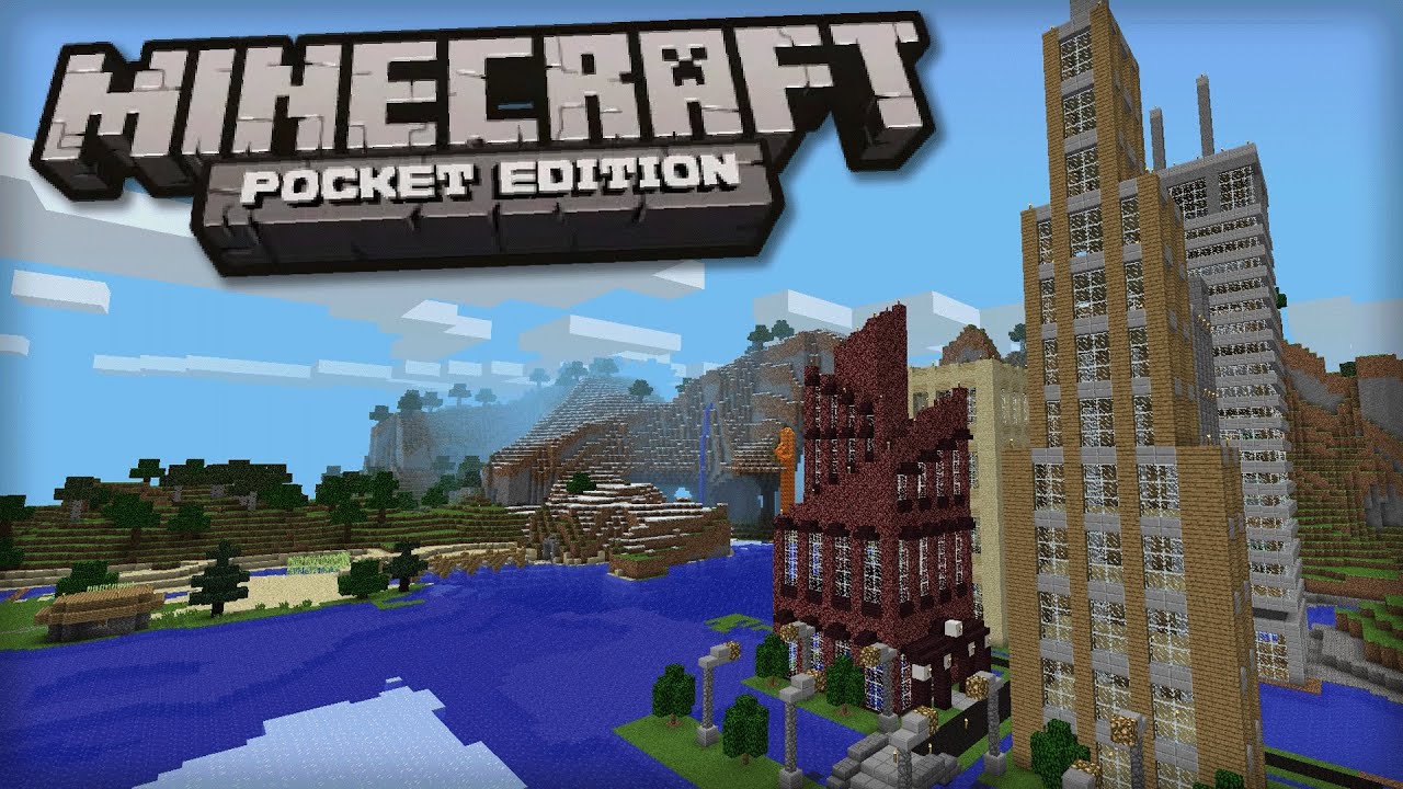 Building a city in Pocket Edition