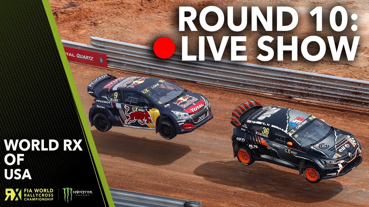 USA RX Live Show 2018 | Round 10 | World Rallycross of USA