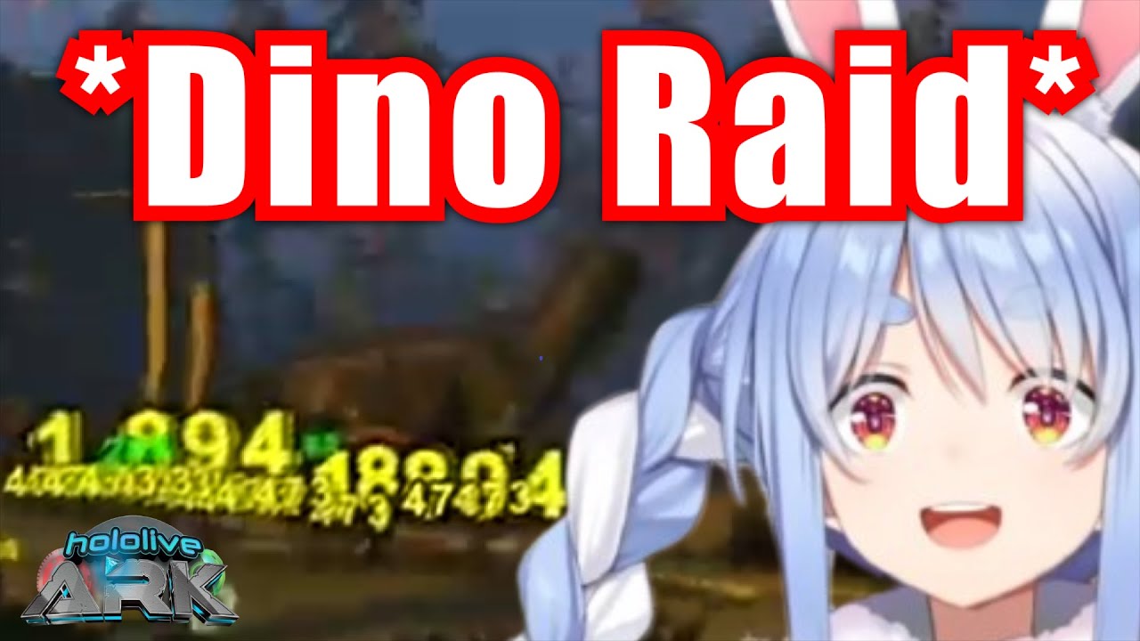 Pekora Fights Off HoloARK's First Dino Raid【Hololive/Usada Pekora】