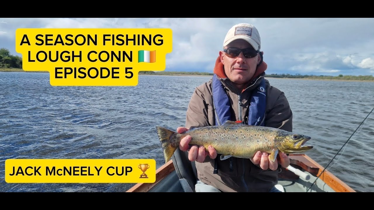 Fishing for brown trout on Lough Conn 🇮🇪     Jack McNeely 🏆#troutfishing