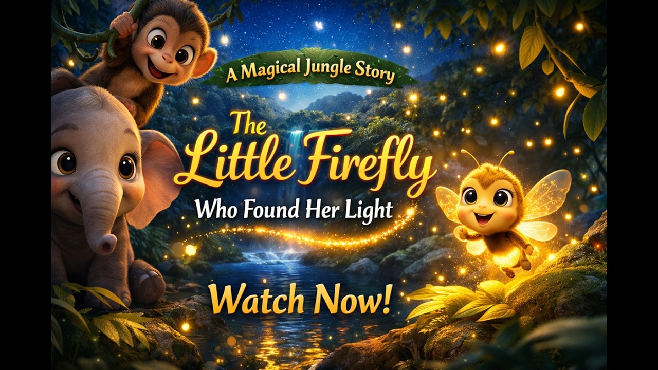 A Magical Jungle Story for Kids | The Little Firefly Who Found Her Light