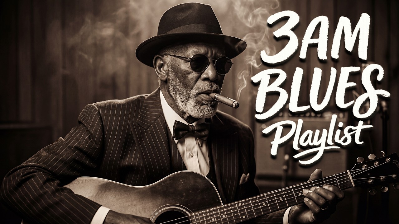 3AM Blues Vol.1 | 1 Hour Slow Blues Music | Late Night Jazz Blues
