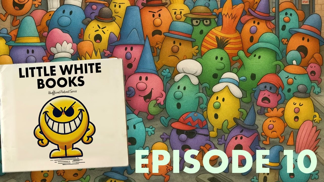 Ep.10: Little Miss Trouble's Pub. Mr. Worry obsessive reader of Mr. Men books.