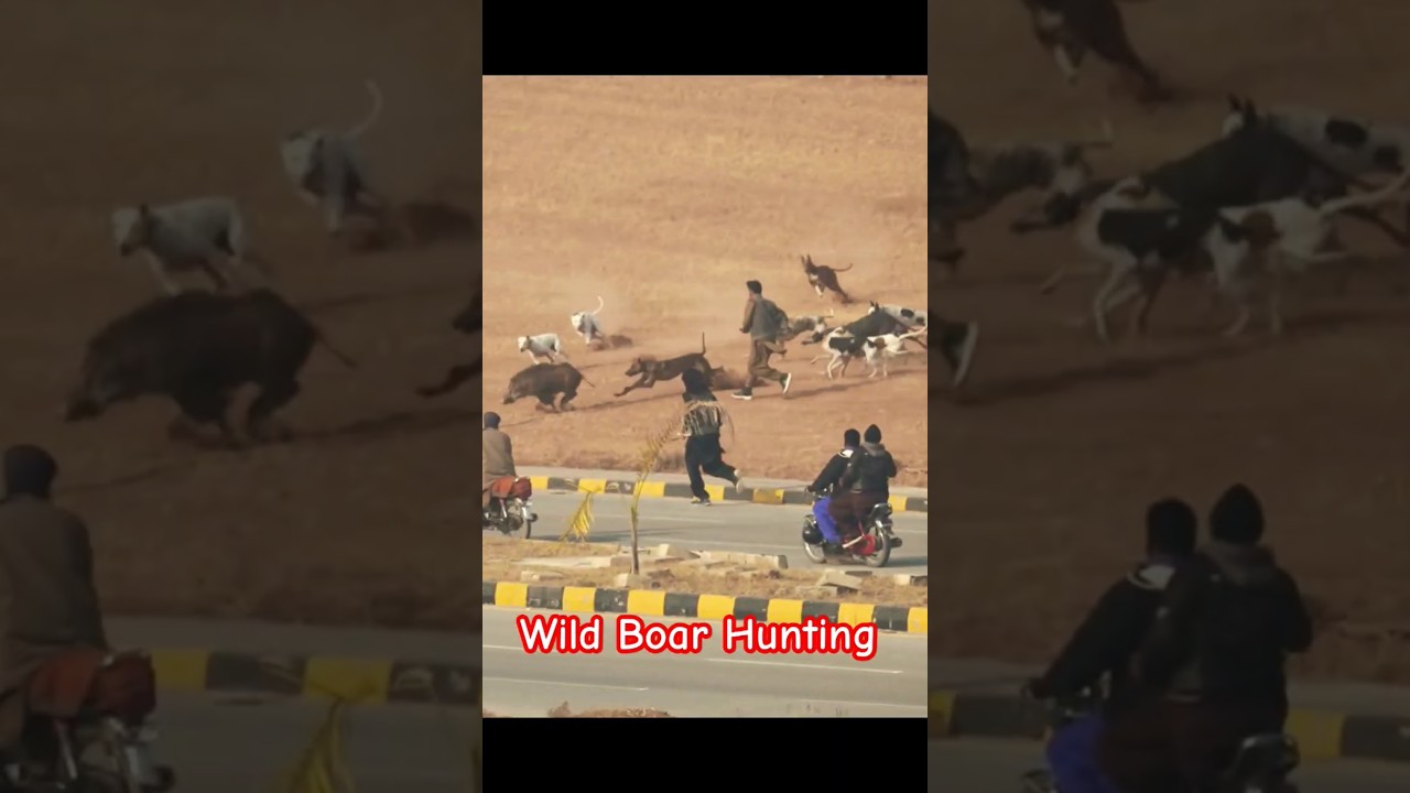 Wild Boar Hunting with Hunting Dogs 2025 / Big Boar vs Big Dogs @ExplorePotohar