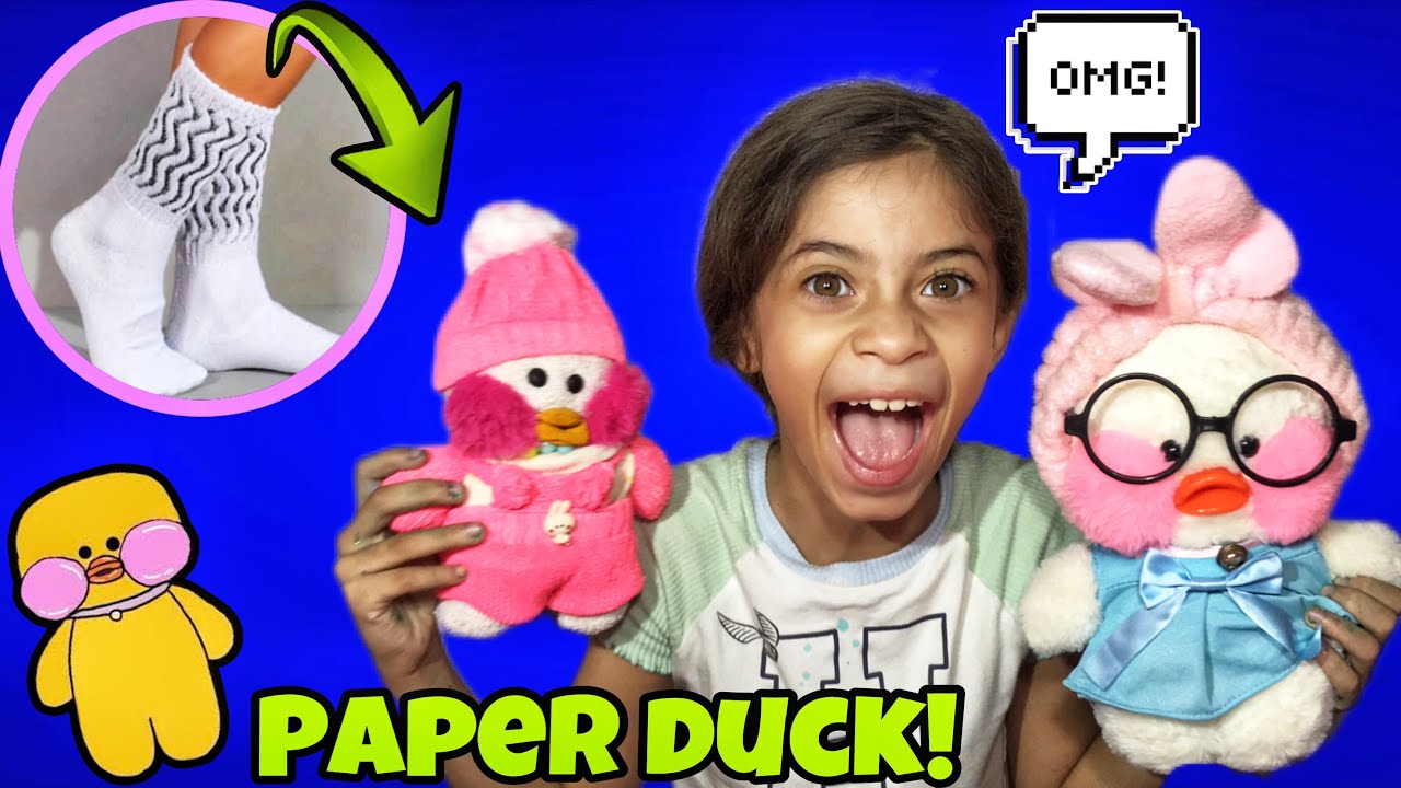 TRANSFORME SUAS MEIAS:PASSO A PASSO PARA FAZER PAPER DUCK!