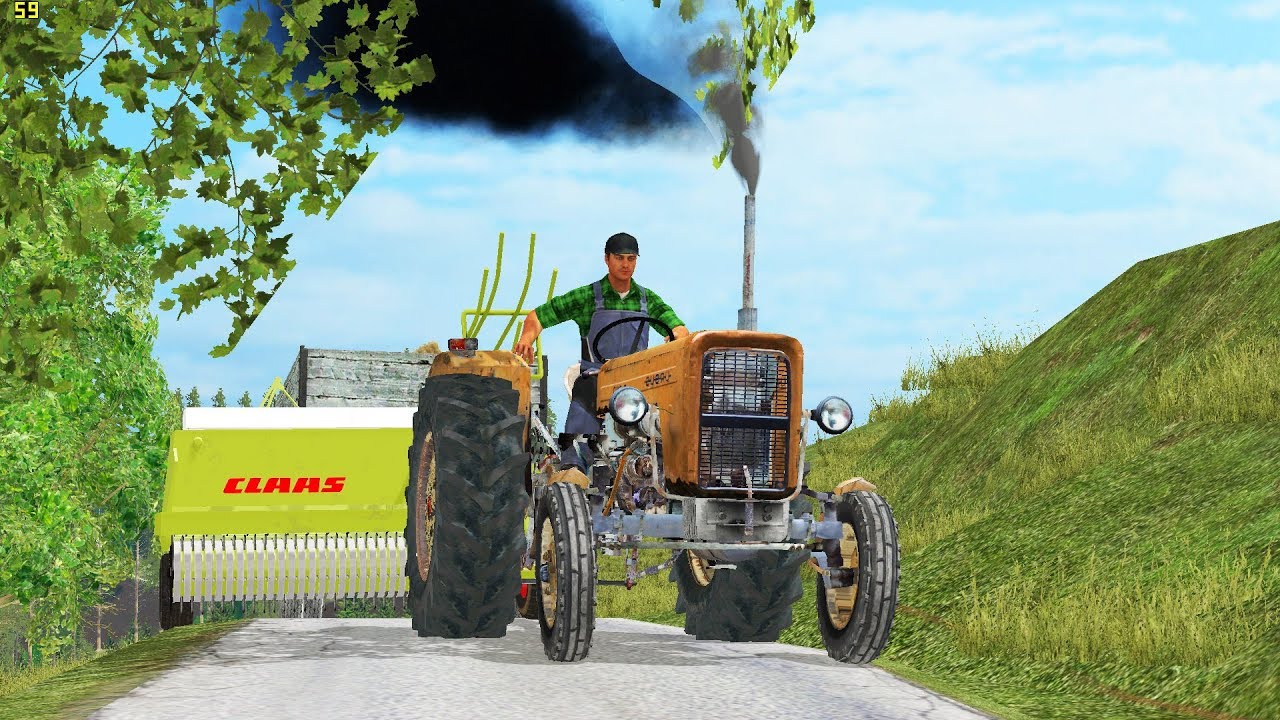 Harvesting, Balling small bales with URSUS in Slovenia WTS17