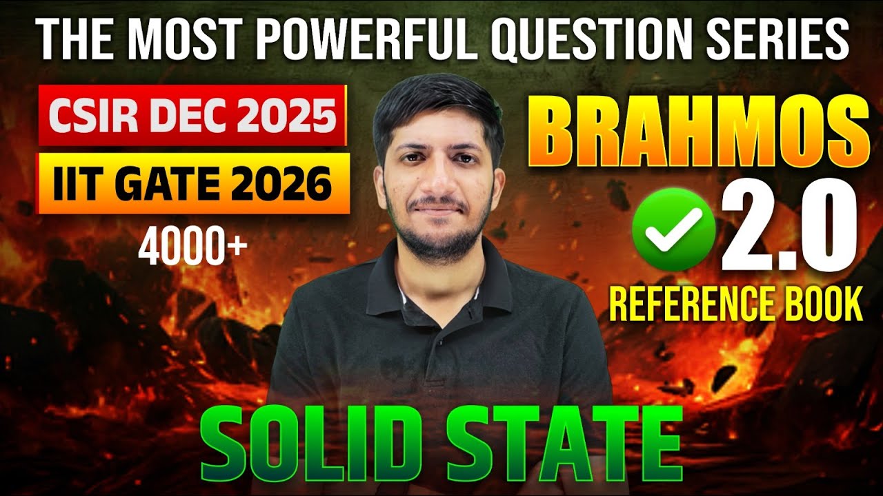 Solid State Part 01 - BRAHMOS 2.0 🚀 | CSIR Dec 2025  IIT GATE 2026 #chemicalsciences