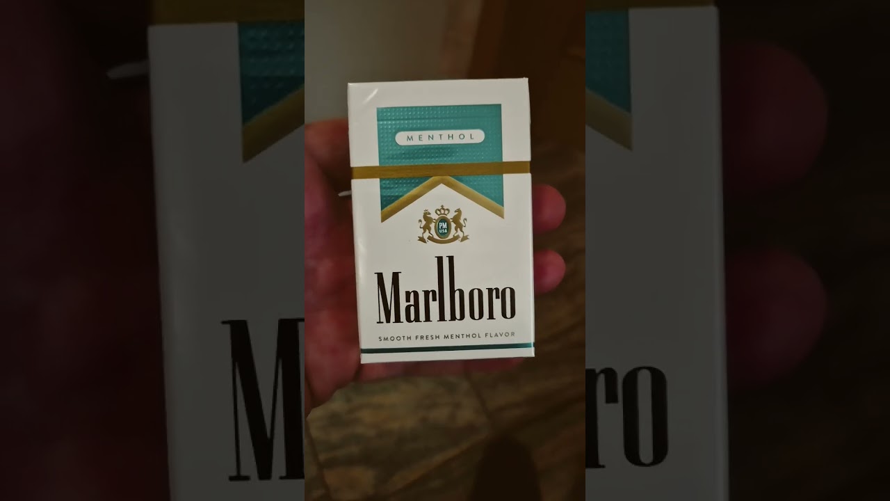 Marlboro menthol gold pack made in usa (collectibile)