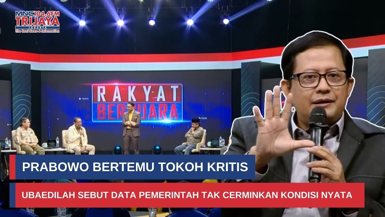 Prabowo Bertemu Tokoh Kritis, Ubaedilah Bongkar Isu Kesehatan Mental yang Selama Ini Ditutup?