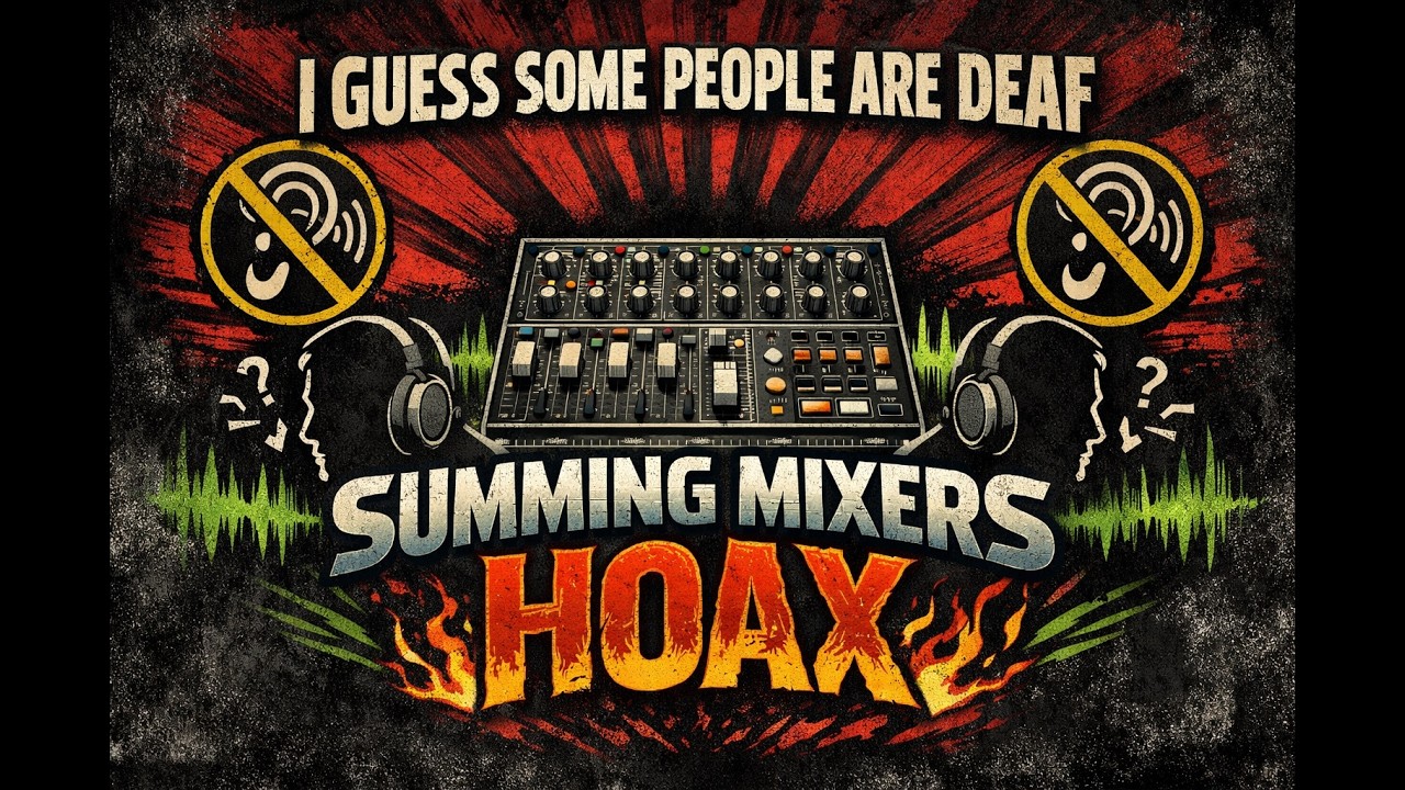 I Guess Some People Are Deaf - Summing Mixers Hoax