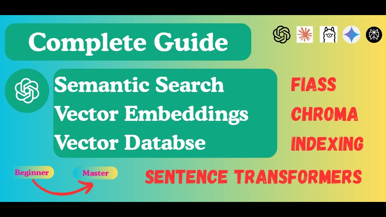 Semantic Search & Vector Embeddings Explained with Python | FAISS, Chroma & Sentence Transformers