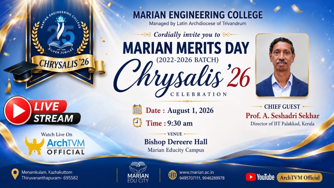 Marian Merits Day &ndash; Chrysalis '26 | 2022&ndash;2026 Batch Graduation Celebration | ArchTVM Official